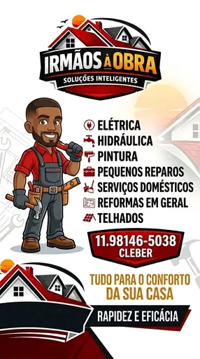 Logo de Irmãos a obra- soluções inteligentes