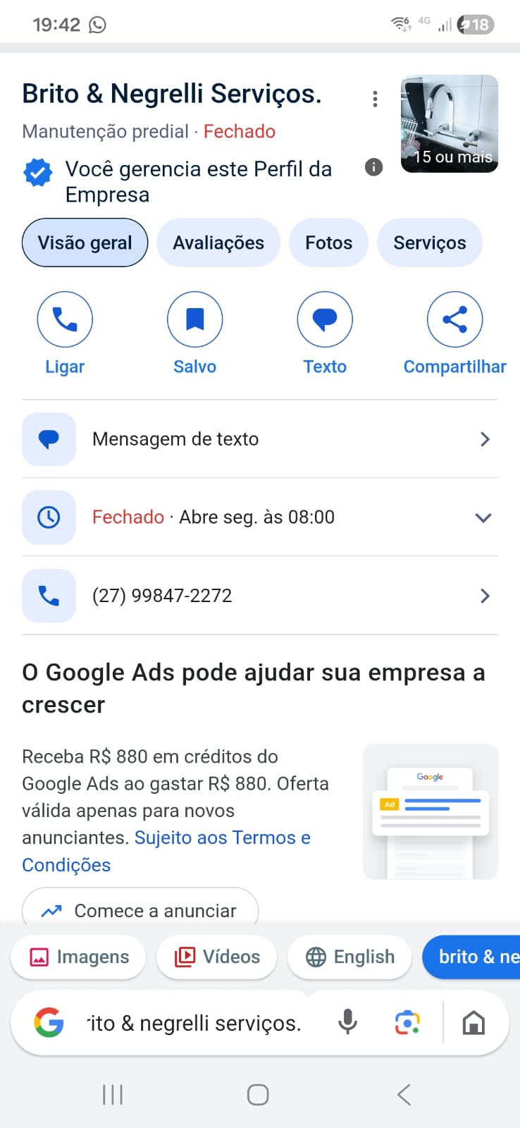 Logo de Brito & Negrelli Serviços