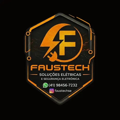 Logo de Faustech soluções elétricas e segurança eletrônica