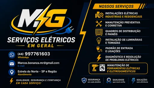 MG serviços elétricos em geral