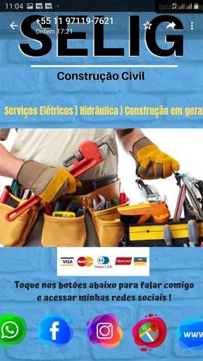 Logo de Selig serviços construção