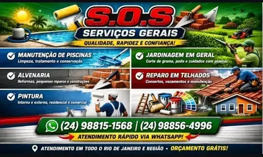 Logo de SOS. Contrução