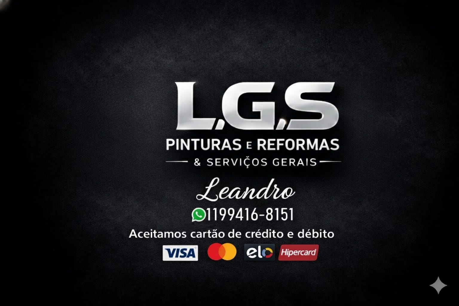 Logo de L.G.S Serviços gerais pinturas e reformas, Leandro