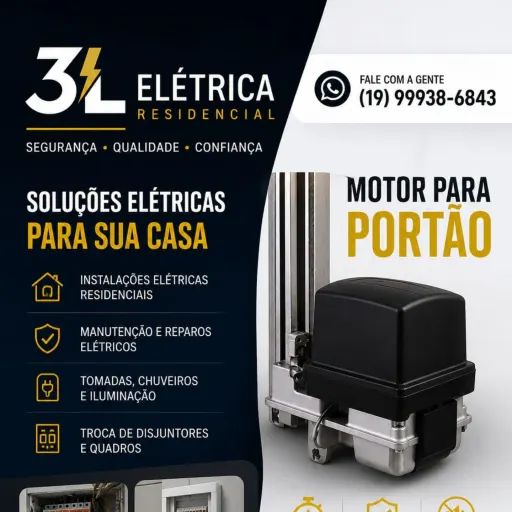 Logo de 3L Elétrica Residencial e Comercial