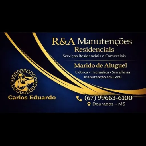 Logo de R&A manutenção residencial