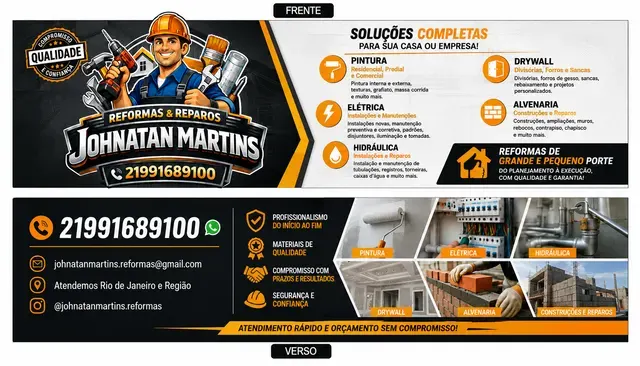 Johnatan Martins reforma e reparos