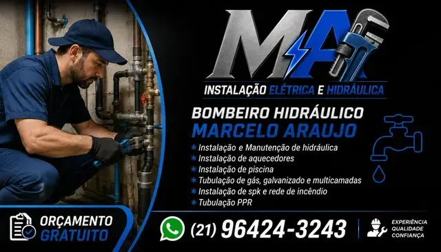 M.A instalações elétricas e hidráulica