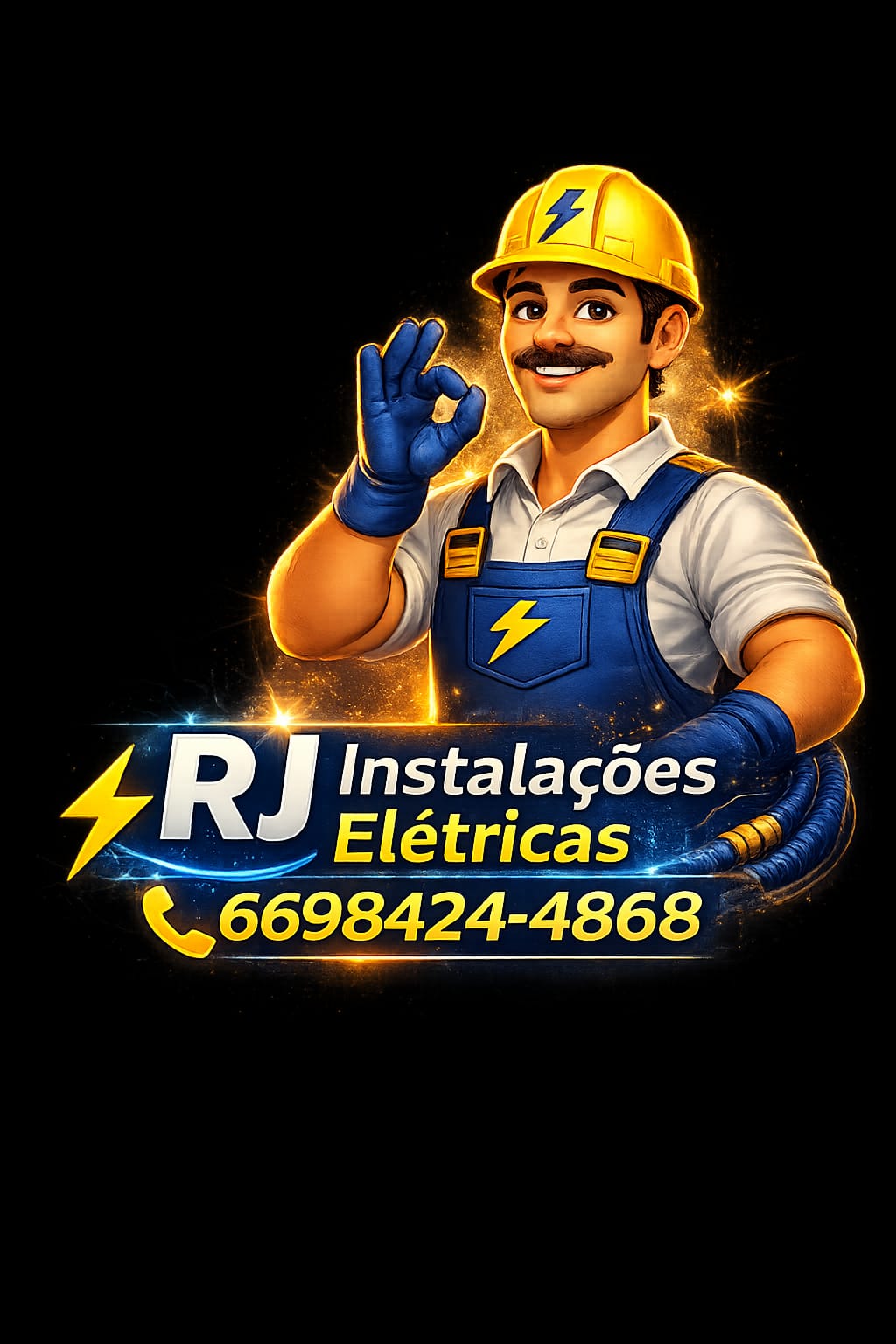 Logo de RJ instalações elétricas