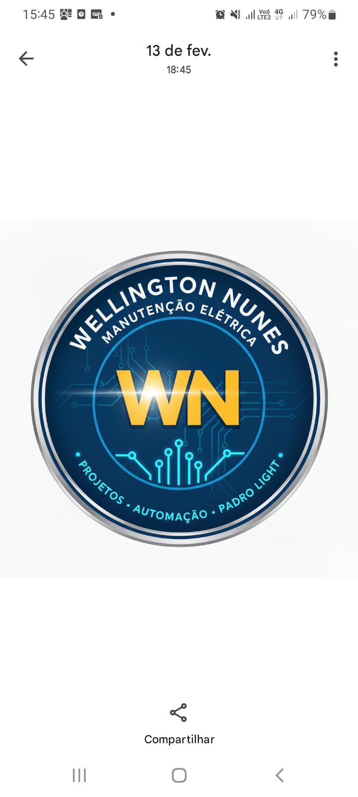 Logo de WN Manutenção Elétrica