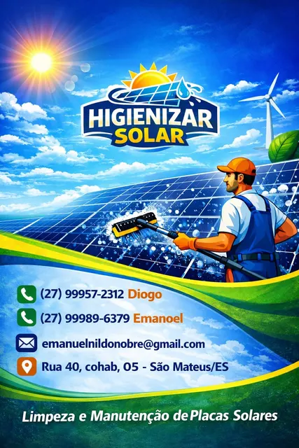 Higienizar manutenção e serviço