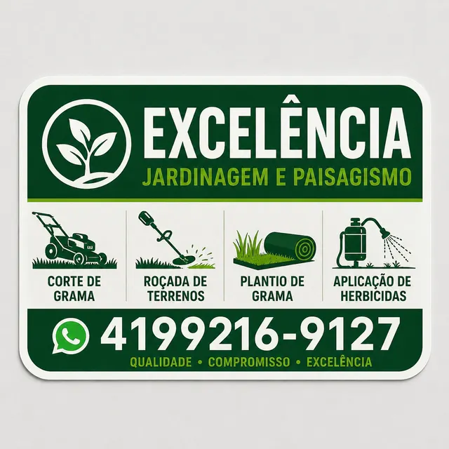 Excelência jardinagem e paisagismo