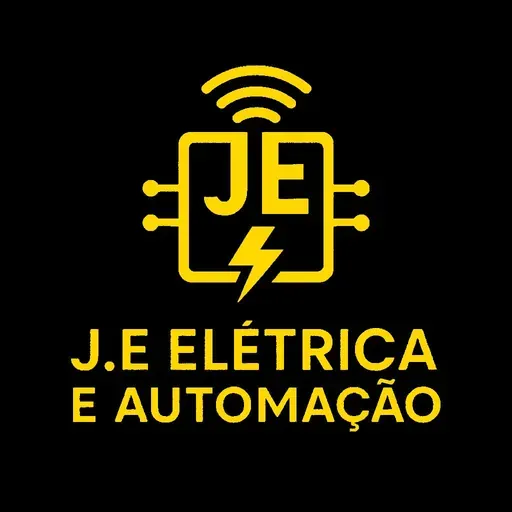 Logo de J.E elétrica e automação