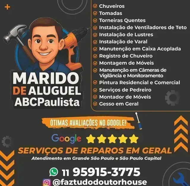 Marido de aluguel ABCpaulista