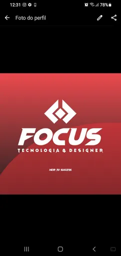 Logo de Focus Tecnologia e Design
