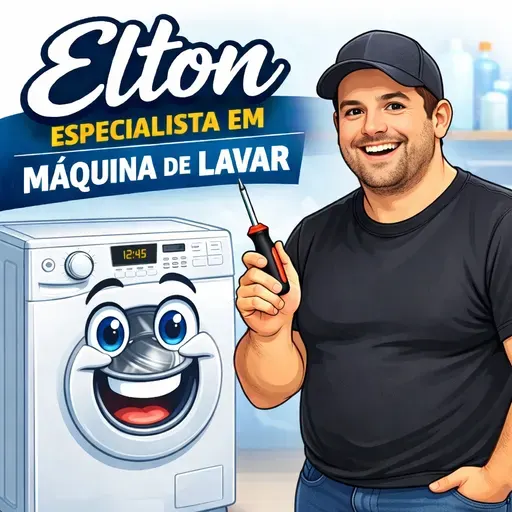 Elton especialista em máquinas de lavar