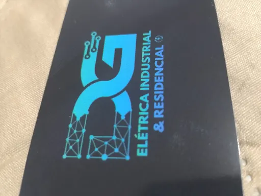 Logo de DG elétrica residencial predial industrial