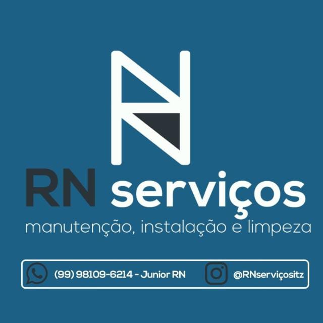 Logo de RN serviços tudo de elétrica e refrigeração