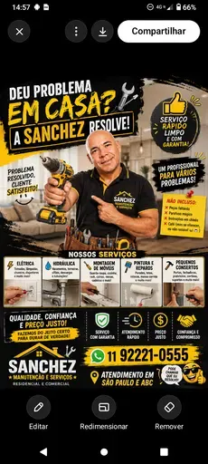 Sanchez serviço e manutençãos
