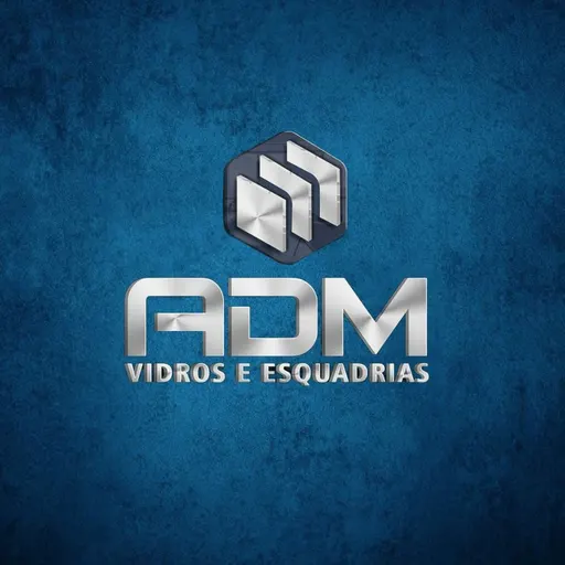 Logo de Adm vidros e esquadrias de alumínio