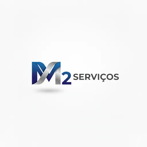 Logo de M2 Serviços.  Manutenção Residencial