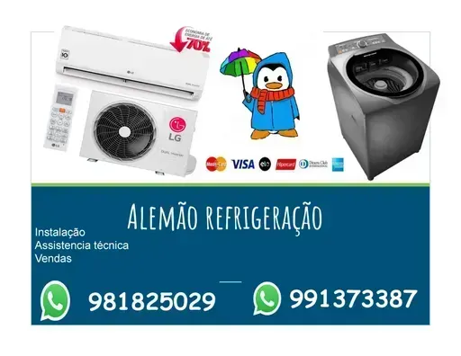 Alemão climatização tudo para seu split