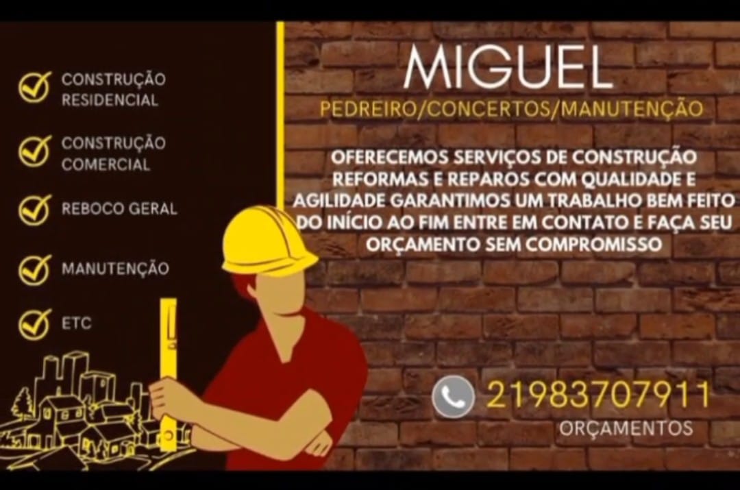 Logo de Miguel construtor