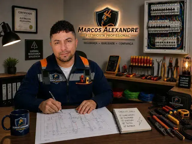 Marcos Alexandre Especialista em Elétrica