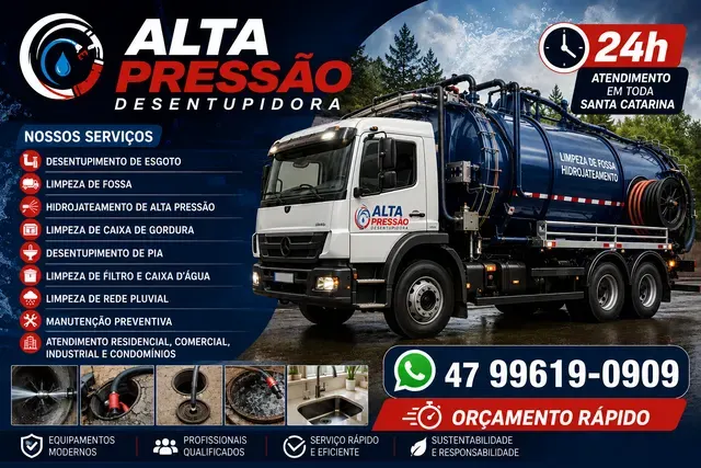 Alta Pressão Desentupidora